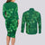 Happy St Patricks Day We Wear Green Suit Couples Matching Long Sleeve Bodycon Dress and Long Sleeve Button Shirt LT9 - Wonder Print Shop