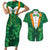 Happy St Patricks Day We Wear Green Suit Couples Matching Short Sleeve Bodycon Dress and Hawaiian Shirt LT9 - Wonder Print Shop