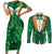 Happy St Patricks Day We Wear Green Suit Couples Matching Short Sleeve Bodycon Dress and Long Sleeve Button Shirt LT9 - Wonder Print Shop