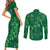 Happy St Patricks Day We Wear Green Suit Couples Matching Short Sleeve Bodycon Dress and Long Sleeve Button Shirt LT9 - Wonder Print Shop