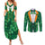 Happy St Patricks Day We Wear Green Suit Couples Matching Summer Maxi Dress and Long Sleeve Button Shirt LT9 - Wonder Print Shop