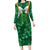 Happy St Patricks Day We Wear Green Suit Family Matching Long Sleeve Bodycon Dress and Hawaiian Shirt LT9 - Wonder Print Shop