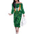 Happy St Patricks Day We Wear Green Suit Family Matching Off Shoulder Long Sleeve Dress and Hawaiian Shirt - Wonder Print Shop