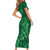 Happy St Patricks Day We Wear Green Suit Family Matching Short Sleeve Bodycon Dress and Hawaiian Shirt - Wonder Print Shop