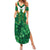 Happy St Patricks Day We Wear Green Suit Family Matching Summer Maxi Dress and Hawaiian Shirt - Wonder Print Shop