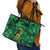 Happy St Patricks Day We Wear Green Suit Leather Tote Bag - Wonder Print Shop