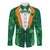 Happy St Patricks Day We Wear Green Suit Long Sleeve Button Shirt - Wonder Print Shop