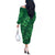 Happy St Patricks Day We Wear Green Suit Off The Shoulder Long Sleeve Dress - Wonder Print Shop