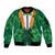 Happy St Patricks Day We Wear Green Suit Sleeve Zip Bomber Jacket - Wonder Print Shop