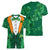 Happy St Patricks Day We Wear Green Suit Women V Neck T Shirt - Wonder Print Shop