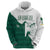 Saudi Arabia Falcon Hoodie Simple Saudi Pattern - Wonder Print Shop