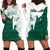 Saudi Arabia Falcon Hoodie Dress Simple Saudi Pattern - Wonder Print Shop