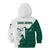 Saudi Arabia Falcon Kid Hoodie Simple Saudi Pattern - Wonder Print Shop