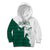 Saudi Arabia Falcon Kid Hoodie Simple Saudi Pattern - Wonder Print Shop