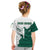 Saudi Arabia Falcon Kid T Shirt Simple Saudi Pattern - Wonder Print Shop