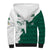 Saudi Arabia Falcon Sherpa Hoodie Simple Saudi Pattern - Wonder Print Shop