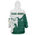 Saudi Arabia Falcon Wearable Blanket Hoodie Simple Saudi Pattern