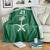 Custom Saudi Arabia Football Blanket Green Al -Arabiyyah Concept 23-2024 LT9