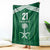 Custom Saudi Arabia Football Blanket Green Al -Arabiyyah Concept 23-2024 LT9