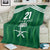 Custom Saudi Arabia Football Blanket Green Al -Arabiyyah Concept 23-2024 LT9