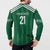 Custom Saudi Arabia Football Button Sweatshirt Green Al -Arabiyyah Concept 23-2024 LT9 - Wonder Print Shop