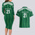 Custom Saudi Arabia Football Couples Matching Long Sleeve Bodycon Dress and Hawaiian Shirt Green Al -Arabiyyah Concept 23-2024 LT9 - Wonder Print Shop