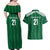 Custom Saudi Arabia Football Couples Matching Off Shoulder Maxi Dress and Hawaiian Shirt Green Al -Arabiyyah Concept 23-2024 LT9 - Wonder Print Shop