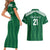 Custom Saudi Arabia Football Couples Matching Short Sleeve Bodycon Dress and Hawaiian Shirt Green Al -Arabiyyah Concept 23-2024 LT9 - Wonder Print Shop