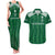 Custom Saudi Arabia Football Couples Matching Tank Maxi Dress and Hawaiian Shirt Green Al -Arabiyyah Concept 23-2024 LT9 - Wonder Print Shop