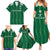 Custom Saudi Arabia Football Family Matching Summer Maxi Dress and Hawaiian Shirt Green Al -Arabiyyah Concept 23-2024 - Wonder Print Shop