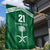 Custom Saudi Arabia Football Garden Flag Green Al -Arabiyyah Concept 23-2024 - Wonder Print Shop