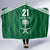 Custom Saudi Arabia Football Hooded Blanket Green Al -Arabiyyah Concept 23-2024 LT9