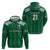 Custom Saudi Arabia Football Hoodie Green Al -Arabiyyah Concept 23-2024 - Wonder Print Shop