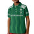 Custom Saudi Arabia Football Kid Polo Shirt Green Al -Arabiyyah Concept 23-2024 - Wonder Print Shop