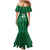 Custom Saudi Arabia Football Mermaid Dress Green Al -Arabiyyah Concept 23-2024 - Wonder Print Shop