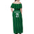 Custom Saudi Arabia Football Off Shoulder Maxi Dress Green Al -Arabiyyah Concept 23-2024 - Wonder Print Shop