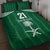 Custom Saudi Arabia Football Quilt Bed Set Green Al -Arabiyyah Concept 23-2024 - Wonder Print Shop