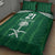 Custom Saudi Arabia Football Quilt Bed Set Green Al -Arabiyyah Concept 23-2024 - Wonder Print Shop