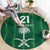 Custom Saudi Arabia Football Round Carpet Green Al -Arabiyyah Concept 23-2024 LT9