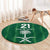 Custom Saudi Arabia Football Round Carpet Green Al -Arabiyyah Concept 23-2024 LT9