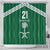 Custom Saudi Arabia Football Shower Curtain Green Al -Arabiyyah Concept 23-2024 LT9