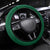 Saudi Arabia Football Steering Wheel Cover Green Al -Arabiyyah Concept 23-2024 - Wonder Print Shop