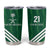 Custom Saudi Arabia Football Tumbler Cup Green Al -Arabiyyah Concept 23-2024 - Wonder Print Shop