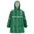 Custom Saudi Arabia Football Wearable Blanket Hoodie Green Al -‘Arabiyyah Concept 23-2024