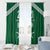 Custom Saudi Arabia Football Window Curtain Green Al -Arabiyyah Concept 23-2024 - Wonder Print Shop