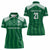 Custom Saudi Arabia Football Women Polo Shirt Green Al -Arabiyyah Concept 23-2024 - Wonder Print Shop