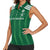 Custom Saudi Arabia Football Women Sleeveless Polo Shirt Green Al -Arabiyyah Concept 23-2024 - Wonder Print Shop