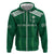 Custom Saudi Arabia Football Zip Hoodie Green Al -Arabiyyah Concept 23-2024 - Wonder Print Shop