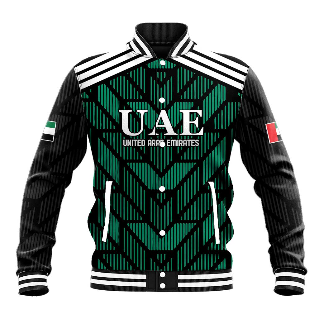 Custom UAE Football Baseball Jacket Green Concept 19-2020 LT9 - Wonder Print Shop