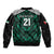 Custom UAE Football Bomber Jacket Green Concept 19-2020 LT9 - Wonder Print Shop